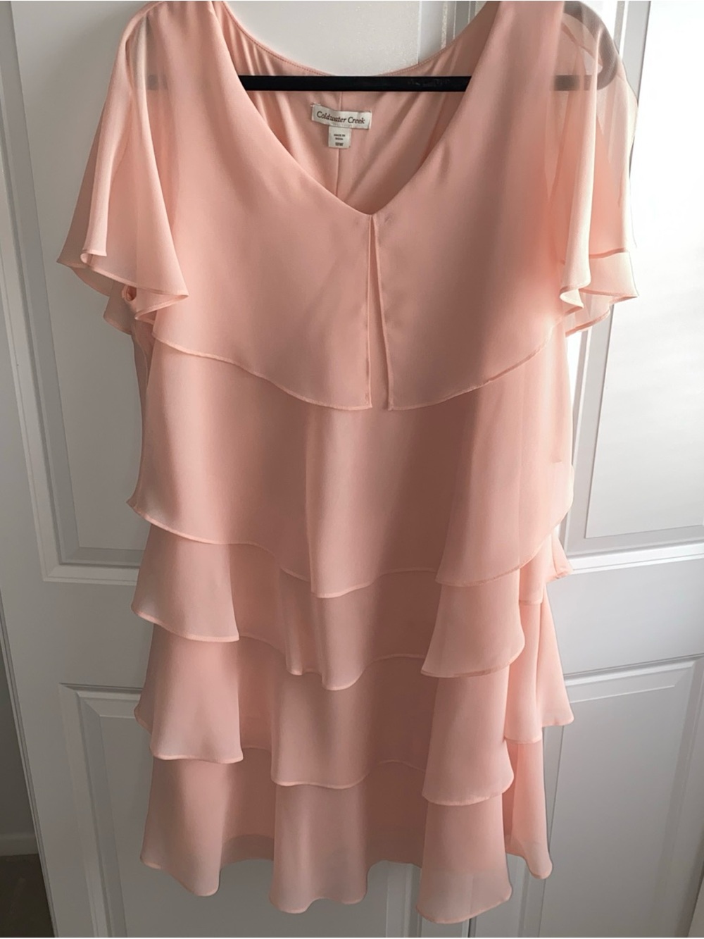 Coldwater‎ Creek Tired Dress 18W Pink